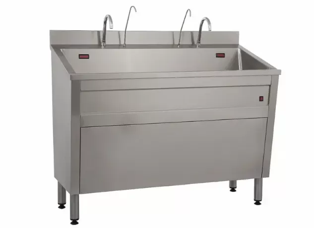 Surgical Scrub Unit, Double, Sensor operated