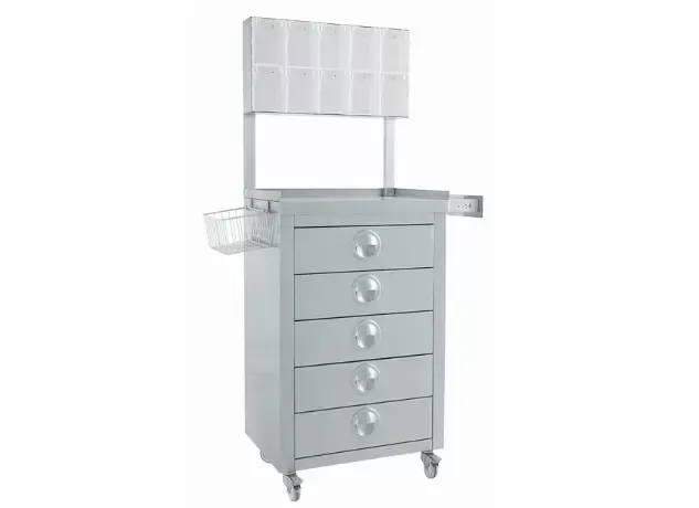 Anesthesia Cart, Stainless Steel